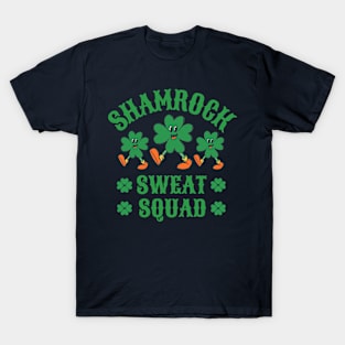 Shamrock Sweat Squad Workout Funny T-Shirt T-Shirt